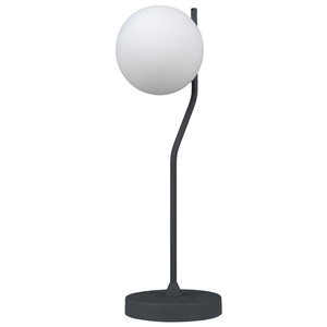 Asztali lámpa Italux Carimi fekete acél üveg 60 cm TB-3300-1-BK small 0