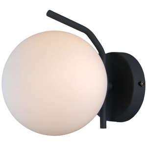 Italux modern antracit üveg fali lámpa WL-3300-1-BK small 1