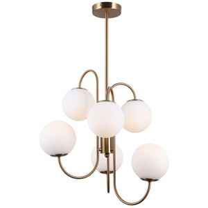 Italux Gela sárgaréz 6-izzós LED függőlámpa PND-5500-6-HBR small 1