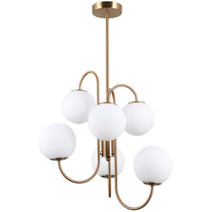 Italux Gela sárgaréz 6-izzós LED függőlámpa PND-5500-6-HBR small 0