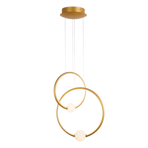Jelölje be Italux Lausanne LED függőlámpa bronz 44,8W dimmelhető 3000K PND-20112035-2B-GD