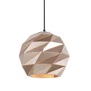 Italux függőlámpa Palermo E27 arany acél 32 cm PND-2424-1L-GD small 0