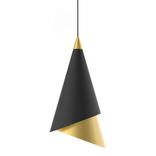 Jelölje be Függőlámpa Italux Raalto LED fekete-arany 25 cm PND-433128-1A