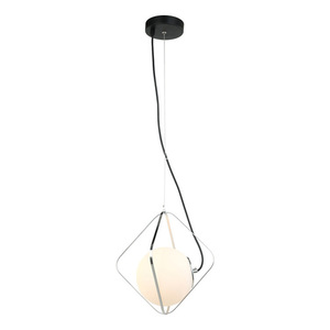 Függőlámpa Italux Canto E27 króm-fehér LED 26 cm PEN-5696-1-BKCR small 1