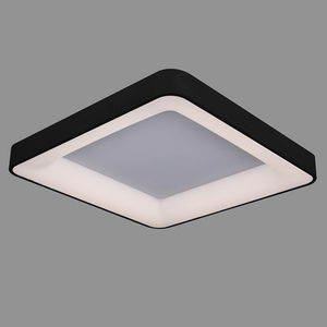 Italux Giacinto LED plafon fekete 60 cm 50W 3000K SKU 5304-850SQC-BK-3 small 1