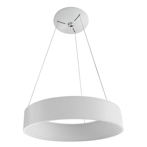Jelölje be Italux LED függőlámpa fehér 45 cm alumínium akril 32W 3000K 3936-832RP-WH-3