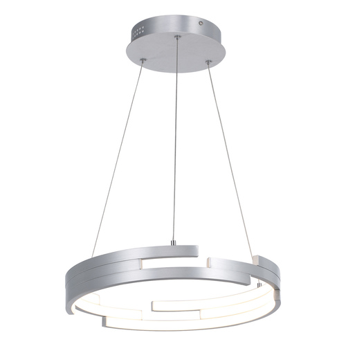 Jelölje be Italux LED függőlámpa Velar ezüst 40 cm 60W 3000K MD16003097-1B SILVER