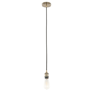 Függőlámpa Italux bronz alumínium E27 10 cm DS-M-034 ANTIQUE BRASS small 1