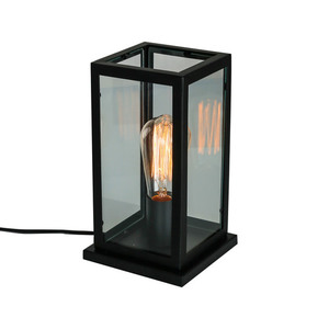 Asztali lámpa Italux Laverno fekete matt E27 MT-202621-1-B small 0