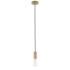 Italux barna alumínium LED függőlámpa E27 DS-M-038 ANTIQUE BRASS small 1