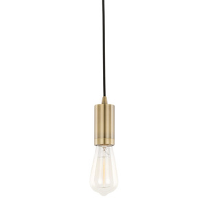 Italux barna alumínium LED függőlámpa E27 DS-M-038 ANTIQUE BRASS small 0