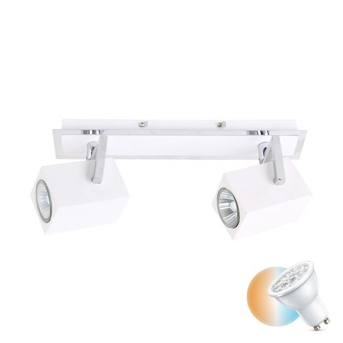 Jelölje be Spotlámpa Italux Mateo 2xGU10 LED króm fehér FH31152AJA3