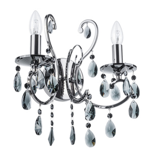 Italux fekete glamour fali lámpa E14 2x MB72709-2BCH small 0