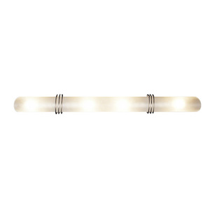Fali lámpa Italux Caro 4xE14 ezüst-tejüveg 75 cm MB977A-4 small 0