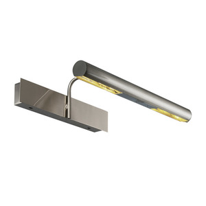 Képlámpa Italux G9 LED 2 fényű ezüst fém, 35 cm MB9920-2B NIK small 0