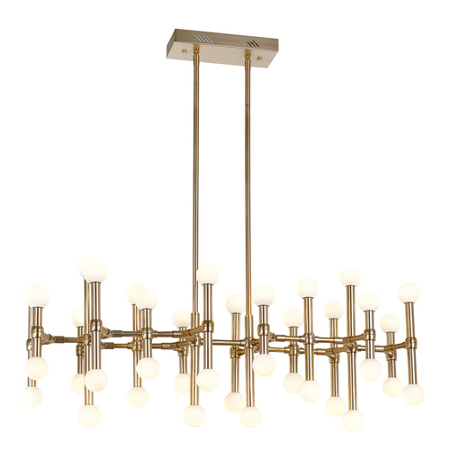 Jelölje be Italux LED függőlámpa barna fehér üveg 96W 3000K MX16009008-38A B