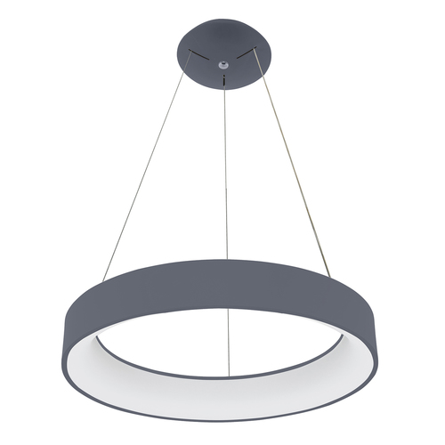 Jelölje be Italux Chiara LED függőlámpa szürke 60 cm 42W 3000K 3945-842RP-GR-3