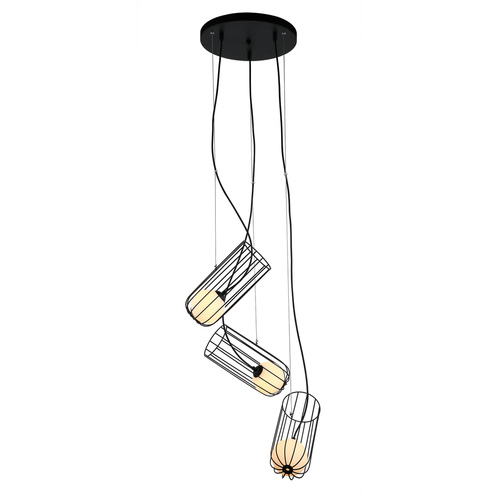 Jelölje be Függőlámpa Italux Coco 3xG9 fekete üveg 60 cm MDM-3941/3 BK