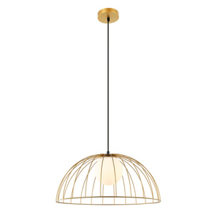 Italux Louis arany-fehér LED függőlámpa E27 50 cm MDM-3761/1L GD small 1