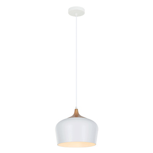 Függőlámpa Italux Britta fehér E27 30 cm MDM-2681/1M W small 1
