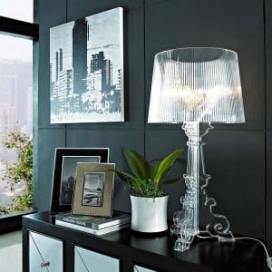 Glamour asztali lámpa Kartell BOURGIE Transparent 1 Glamour asztali lámpa Kartell BOURGIE Transparent small 1