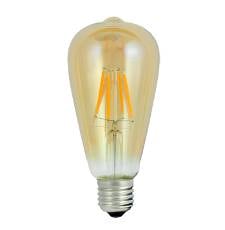 Dekoratív meleg LED izzólámpa Vintage Amber 2000K 320lm 4W small 0